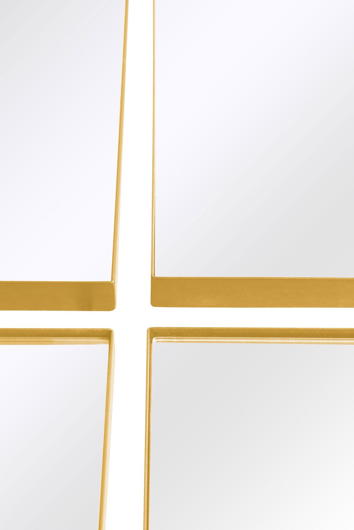 MirrorOutlet New Gold XL Circular Metal Wall Mirror 54" X 54" (140 x 140CM) 6