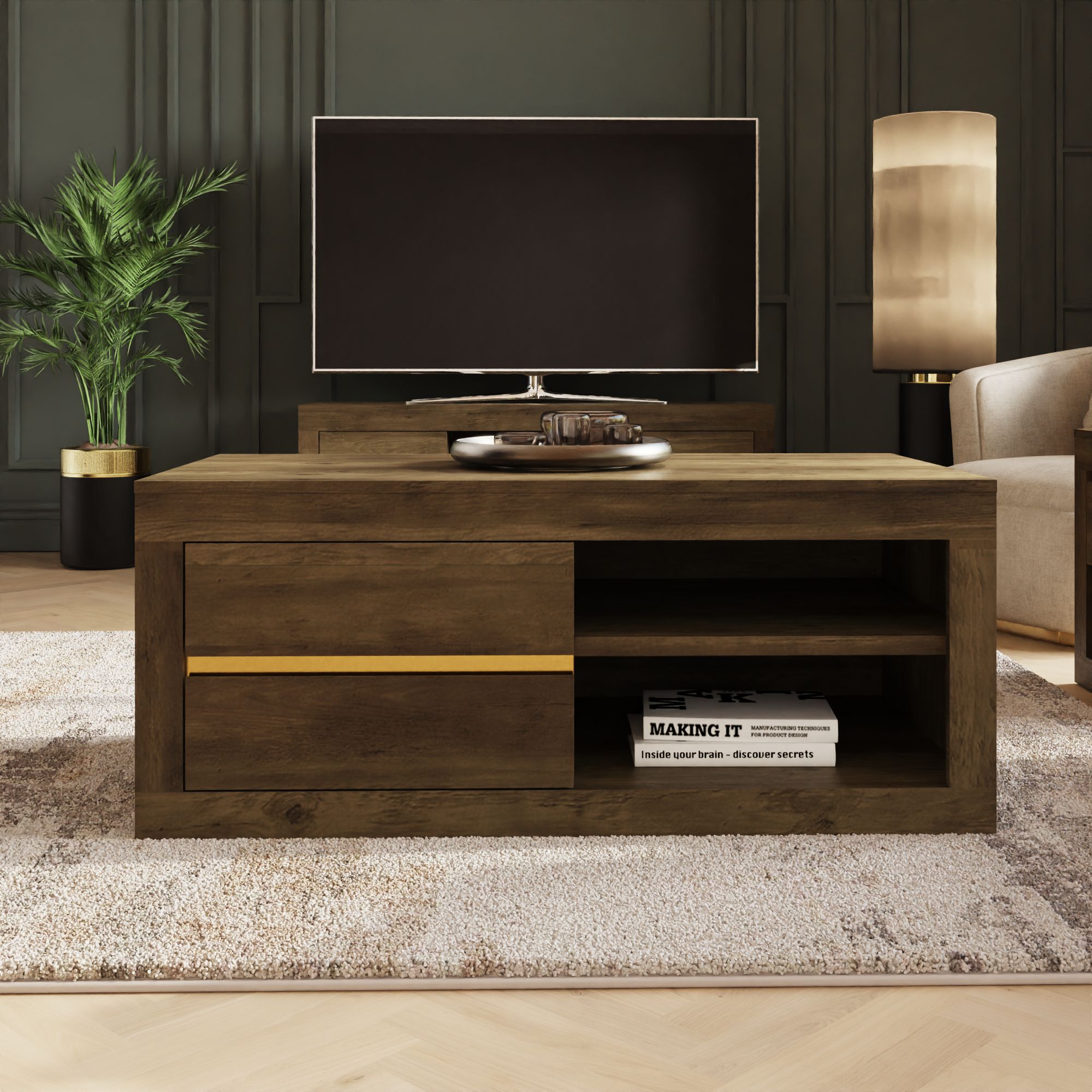 GFW Astley Coffee Table in Light Oak