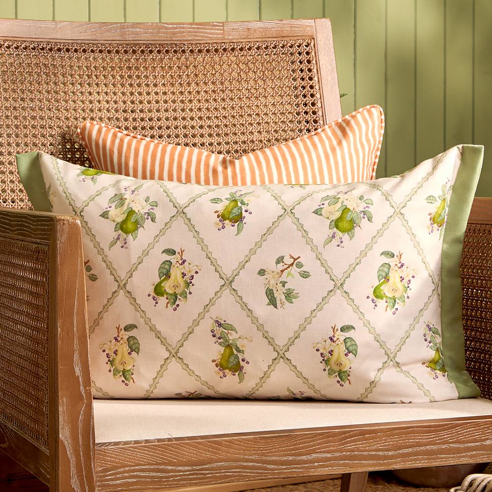 Voyage Maison Pear Trellis Printed Outdoor Cushion