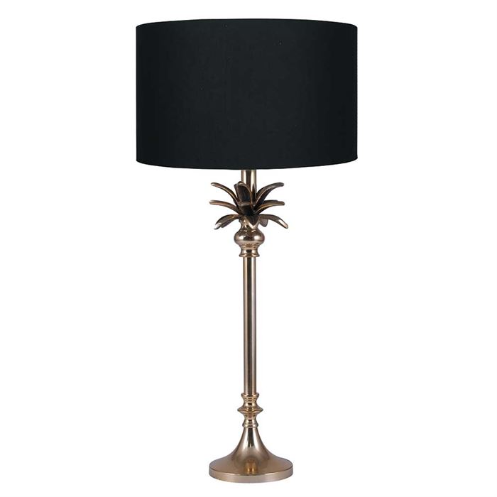 Palm Tree Table Lamp, Gold