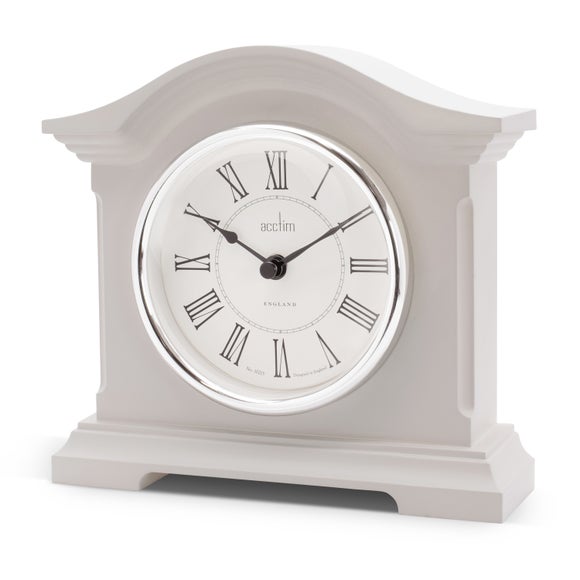 Acctim Cliffburn Taupe Mantel Clock 3