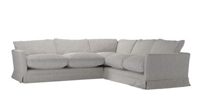 Otto Asym. Crn: LHF 2.5 Seat w RHF 2 Seat in Rye Baylee Viscose Linen - sofa.com