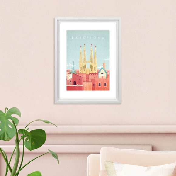 The Art Group Barcelona Framed Print