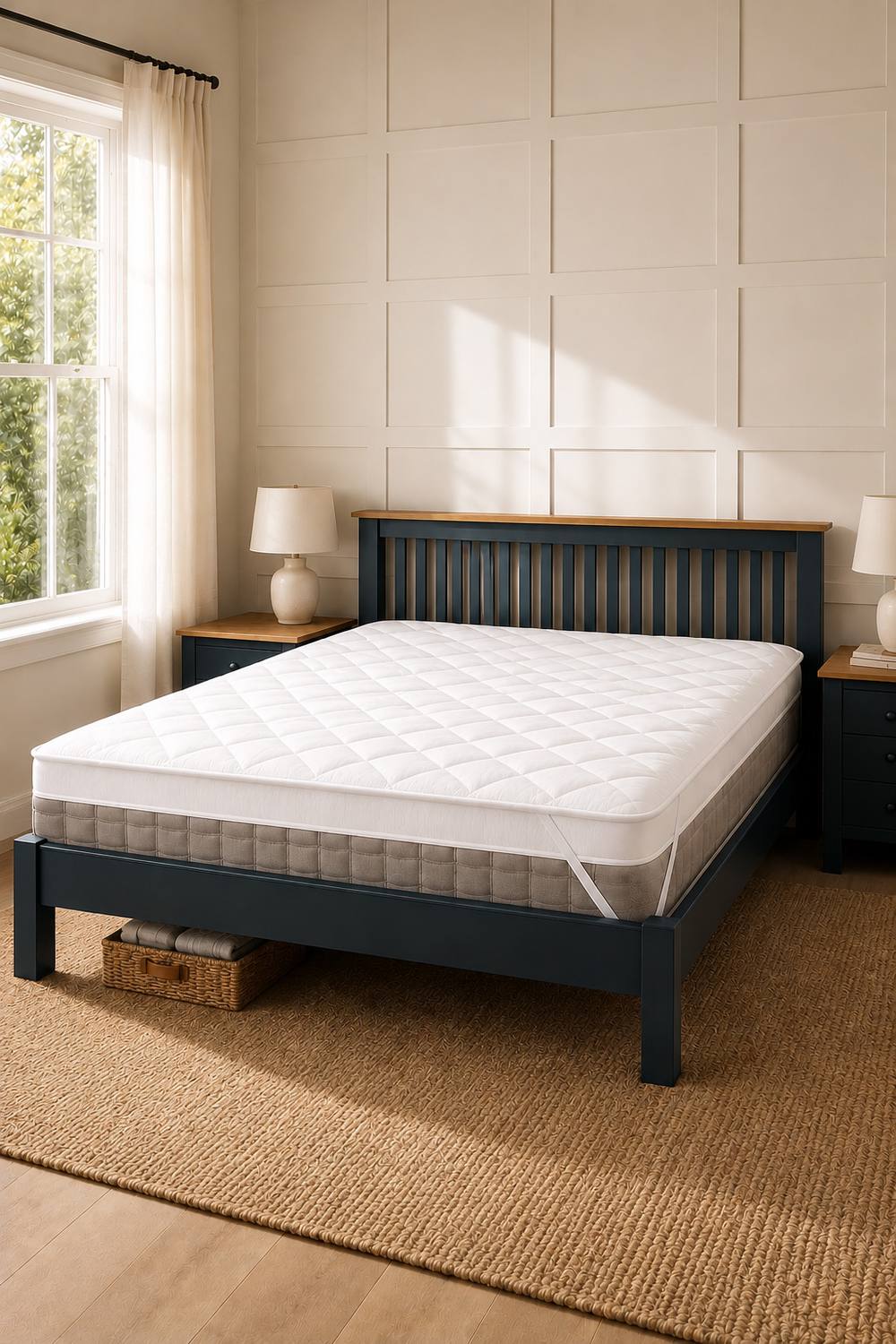 Neo Extra Thick 10CM Deep Luxury Mattress Topper in White