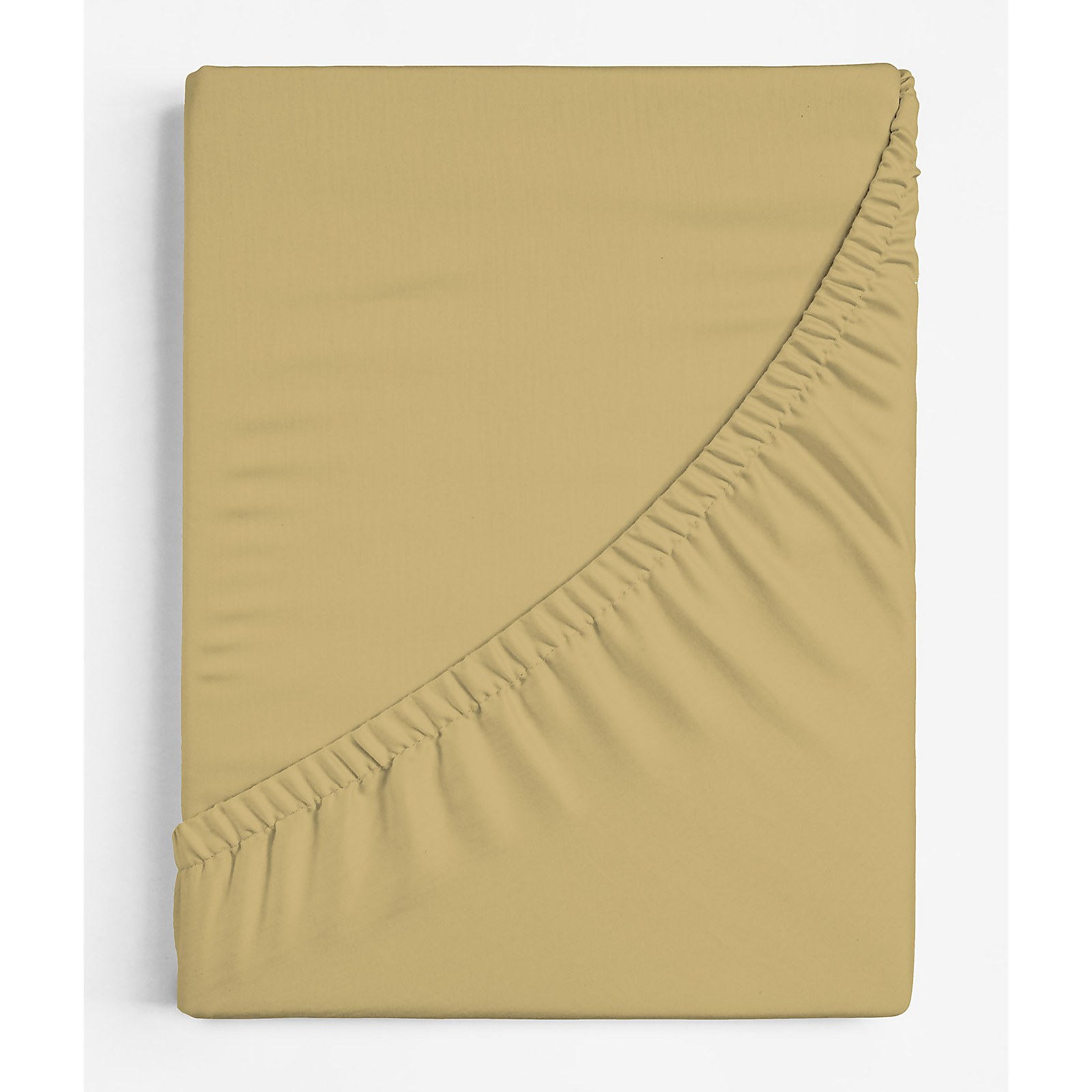 Copenhagen Home Oslo Fitted Sheet - King - Ochre