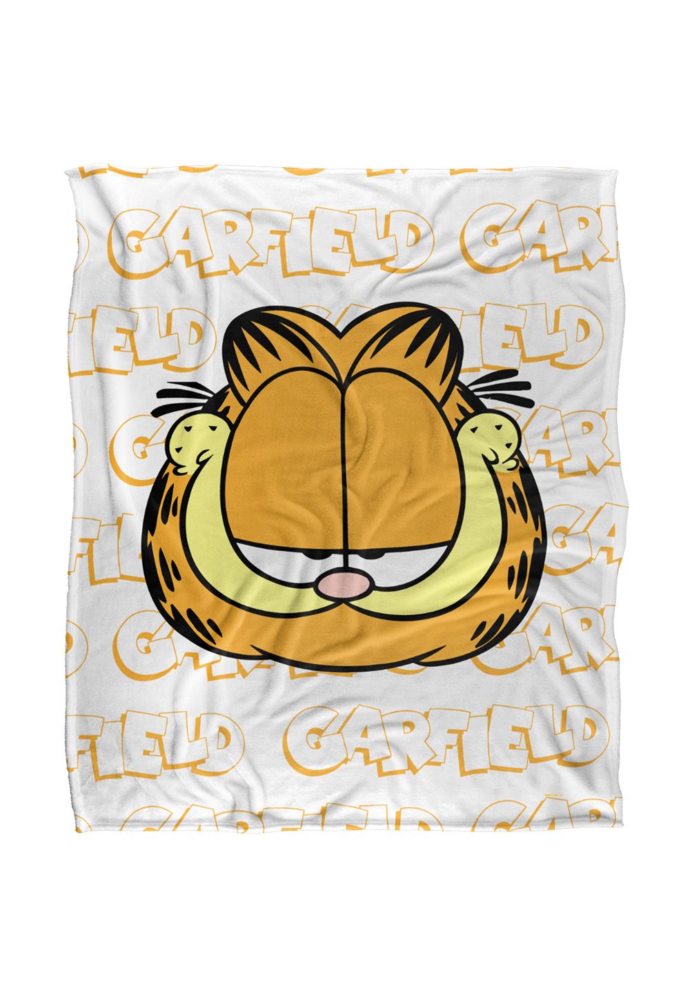 Garfield Name Repeat Silky Touch Super Soft Throw Blanket 152 X 127 cm in White