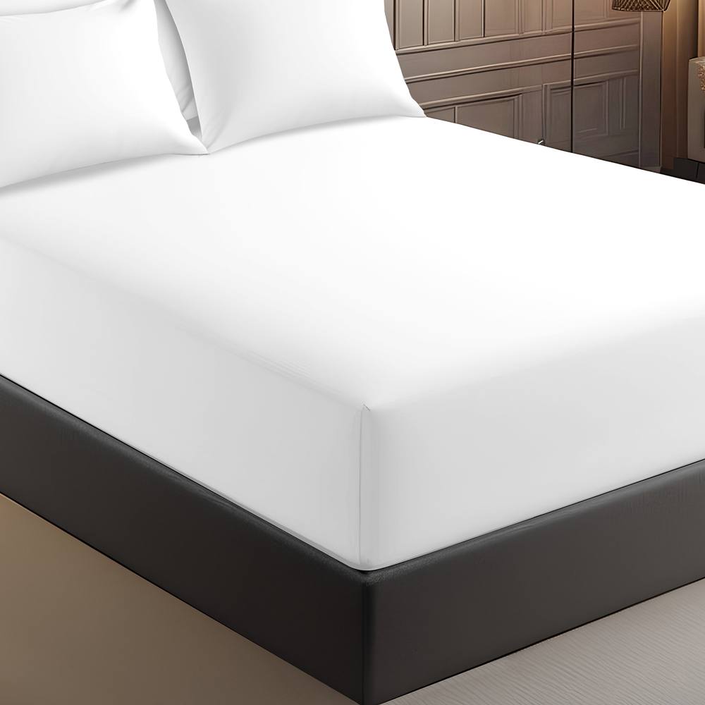 Grace Premium Microfiber 40cm Extra Deep Pocket Fitted Sheets in White