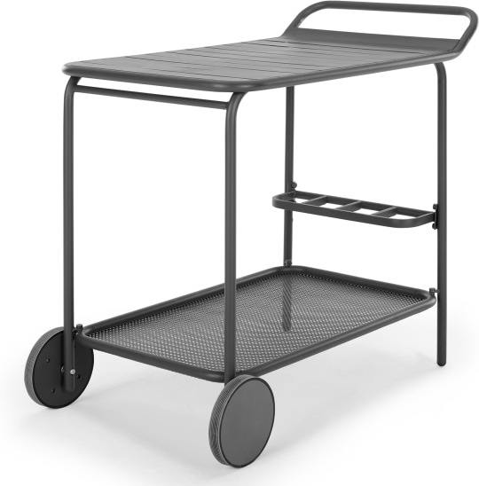 MADE Essentials Tice Garden Drinks Trolley, Grey