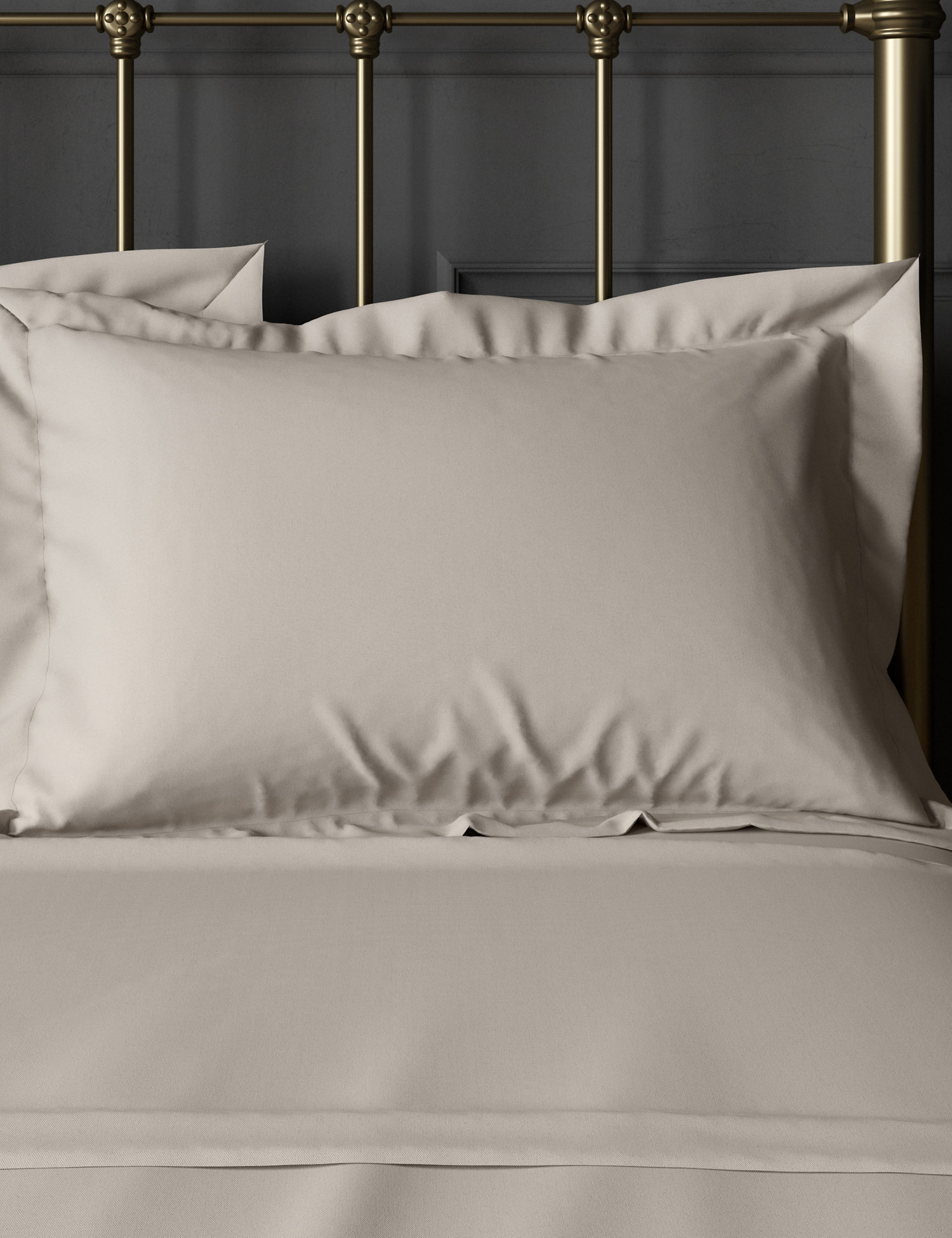 M&S 2 Pack Egyptian Cotton 230 Thread Count Oxford Pillowcases