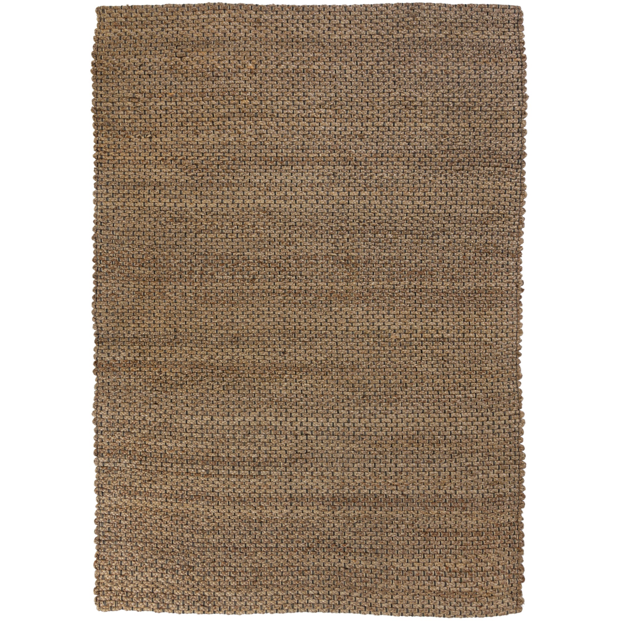 Chunky Jute Woven Rug Grey and Brown