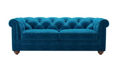 Patrick 2.5 Seat Sofabed in Scuba Smart Velvet - sofa.com