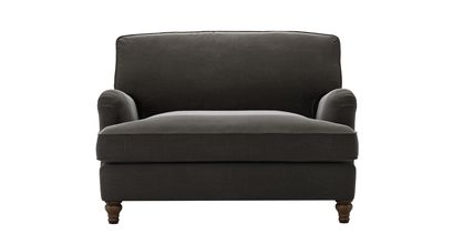 Bluebell Loveseat Sofabed in Battleship Grey Smart Cotton - sofa.com
