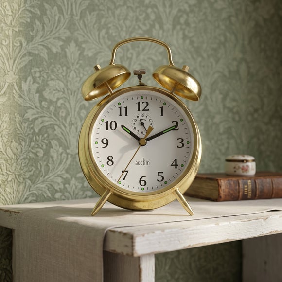 Acctim Saxon Keywound Alarm Clock
