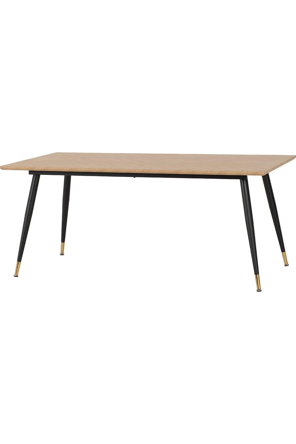 Seconique Hamilton Large Dining Table in Brown