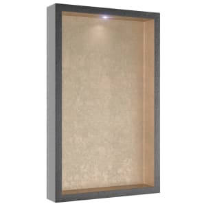 Concept Pre-finished Metallic Bronze Effect Recessed Bathroom Storage Unit 1600 x 350 x 180mm