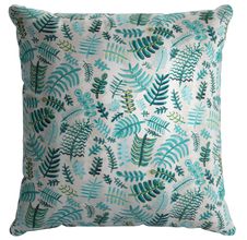 55x55cm Scatter Cushion in Dawn Lucy Tiffney Frond - sofa.com