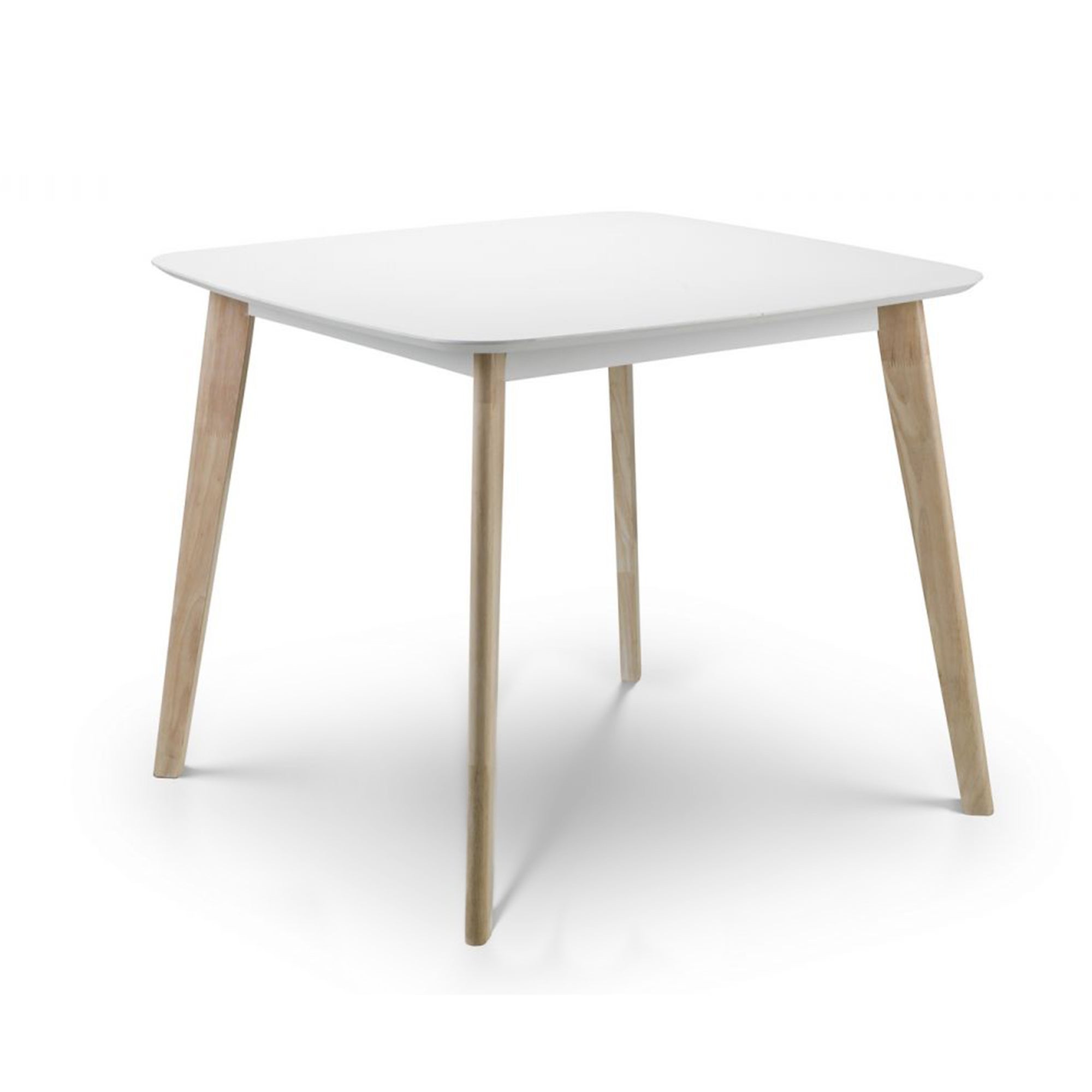 Casa 4 Seater Square Dining Table, White