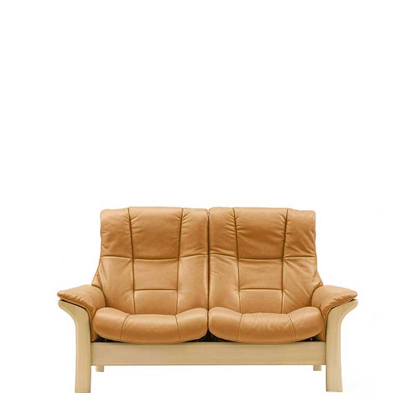 Stressless Buckingham High Back 2 Seater Choice of Leather - W166 x D81 x H103cm  - Barker & Stonehouse
