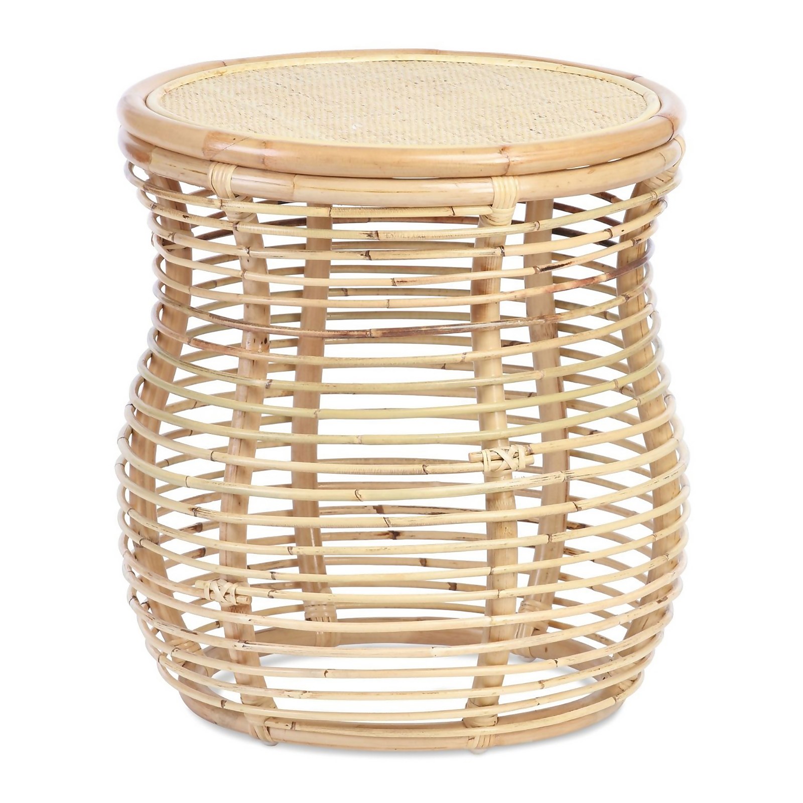 Royal Rattan Lamp Table in Natural
