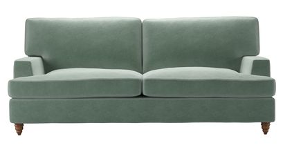 Isla 3 Seat Sofabed in Sage Smart Velvet - sofa.com
