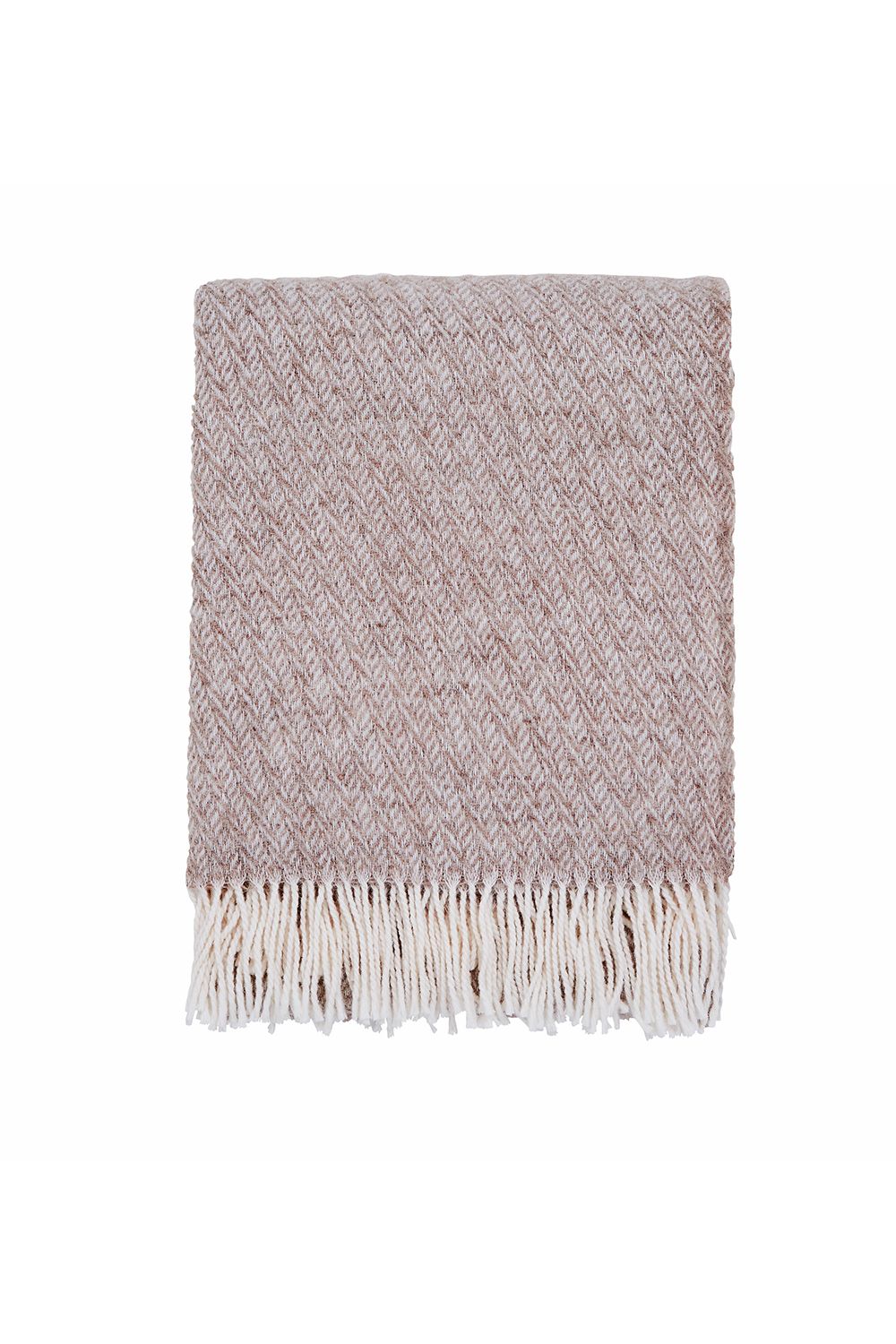 Murmur 'Cara' Wool Throw in Grey