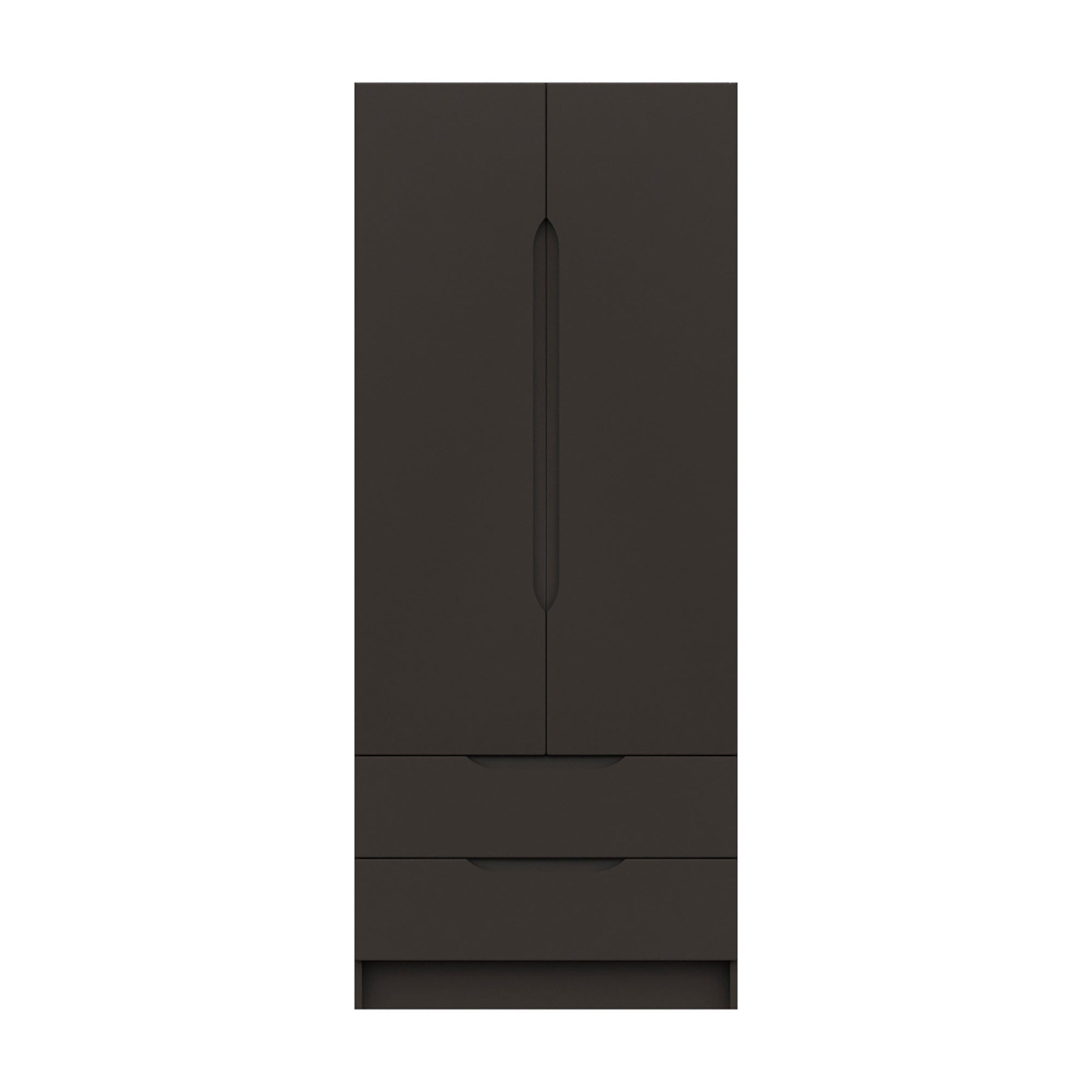Legato 2 Door Combi Wardrobe Grey