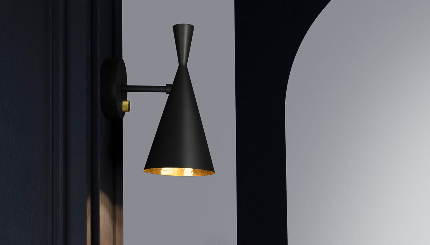 Tom Dixon Beat Wall Light Black