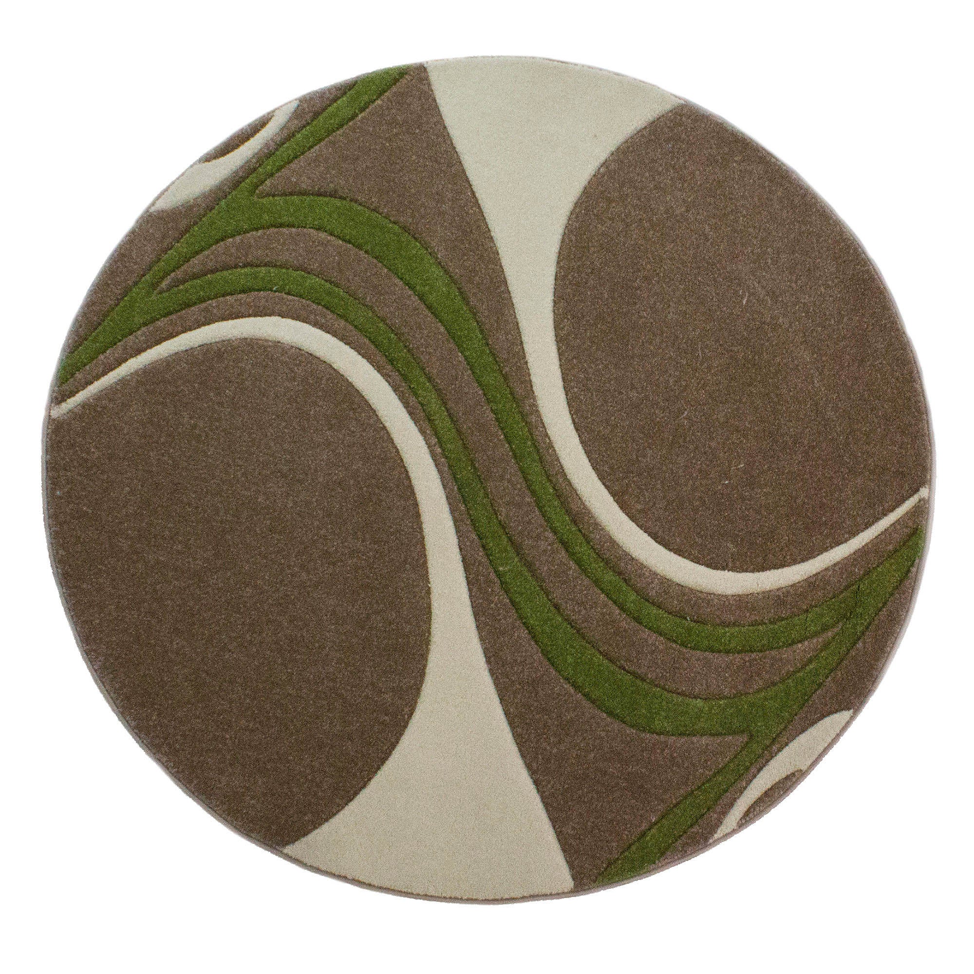 Mirage Circle Rug Green