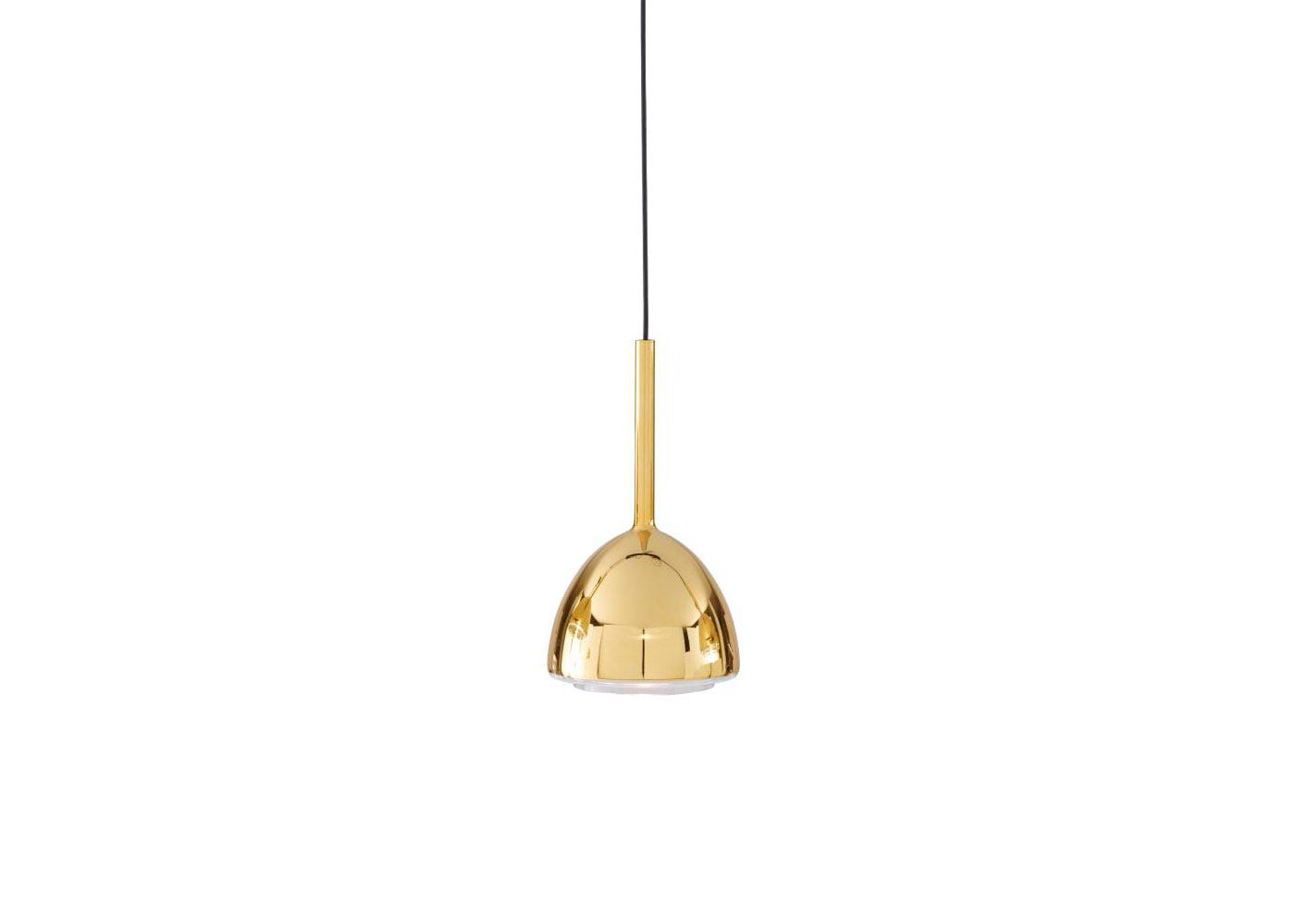 Ligne Roset Brass Bell Suspended Ceiling Light