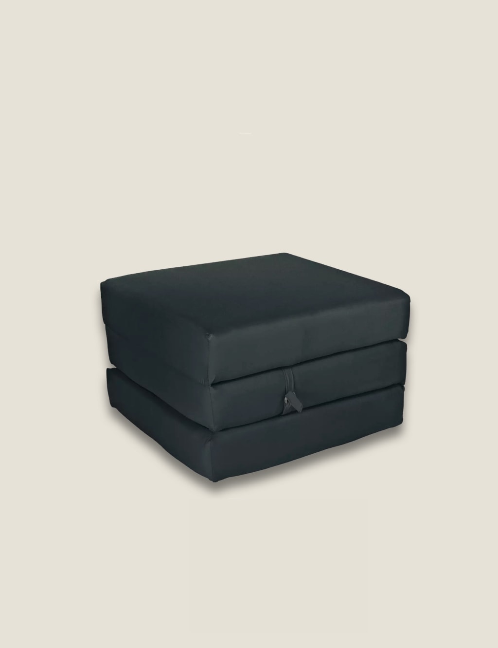 Kaikoo Black Single Cube Chair Bed Black