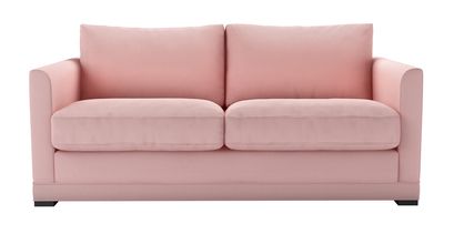 Aissa 2.5 Seat Sofabed in Rhubarb Smart Cotton - sofa.com