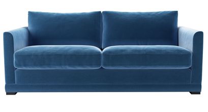 Aissa 3 Seat Sofa Bed in Bahama Cotton Matt Velvet - sofa.com