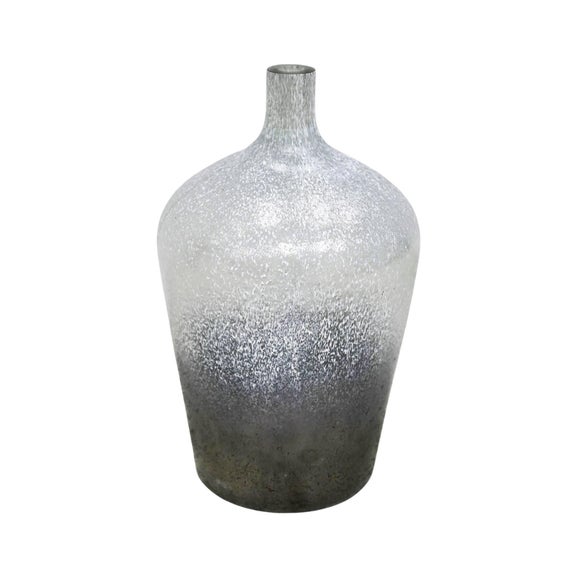 Verre Stem Frosted Glass Vase