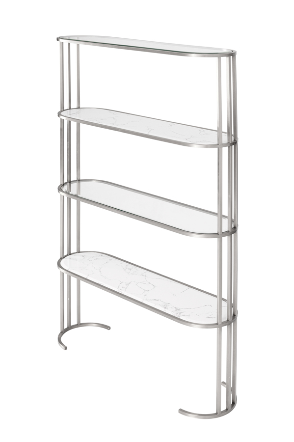 Aria Shelf Unit Silver
