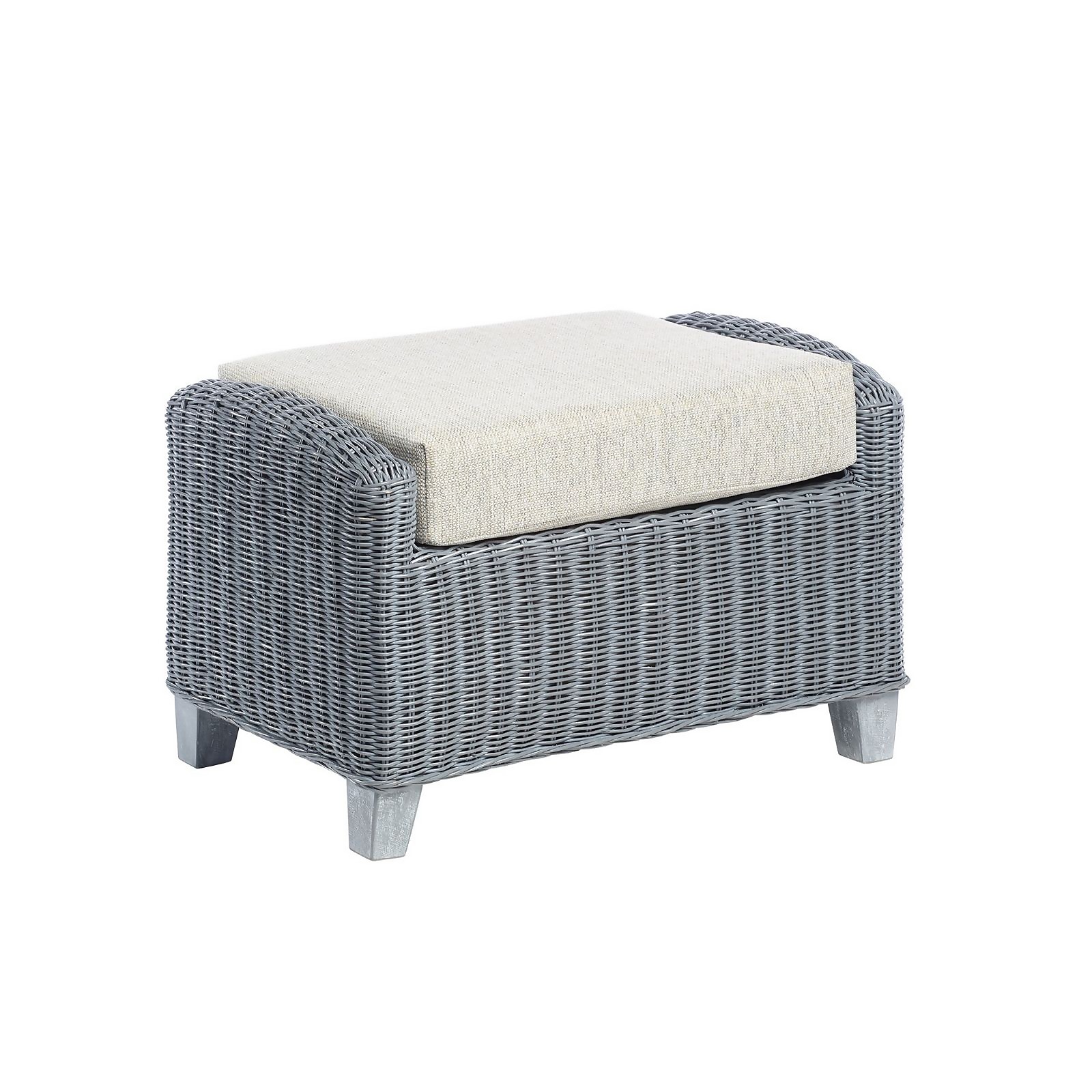 Dijon Grey Footstool