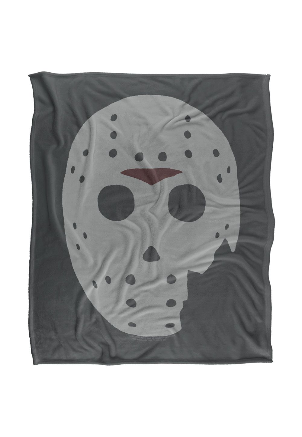 Warner Brothers Friday the 13th 152x127cm Jason Silky Touch Super Soft Throw Blanket in White