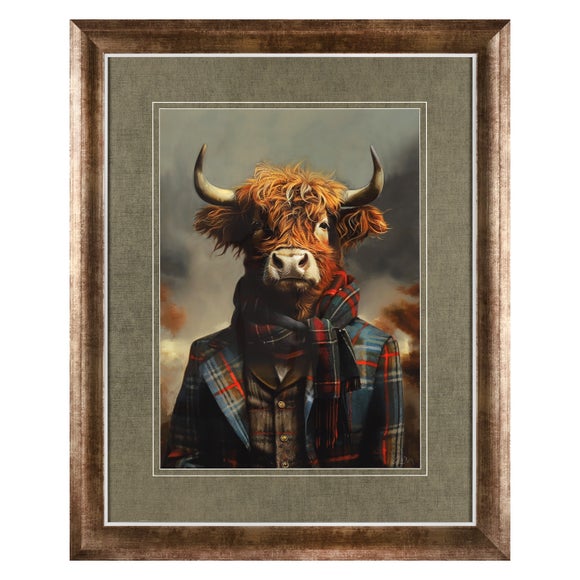 Dapper Highlander Framed Print