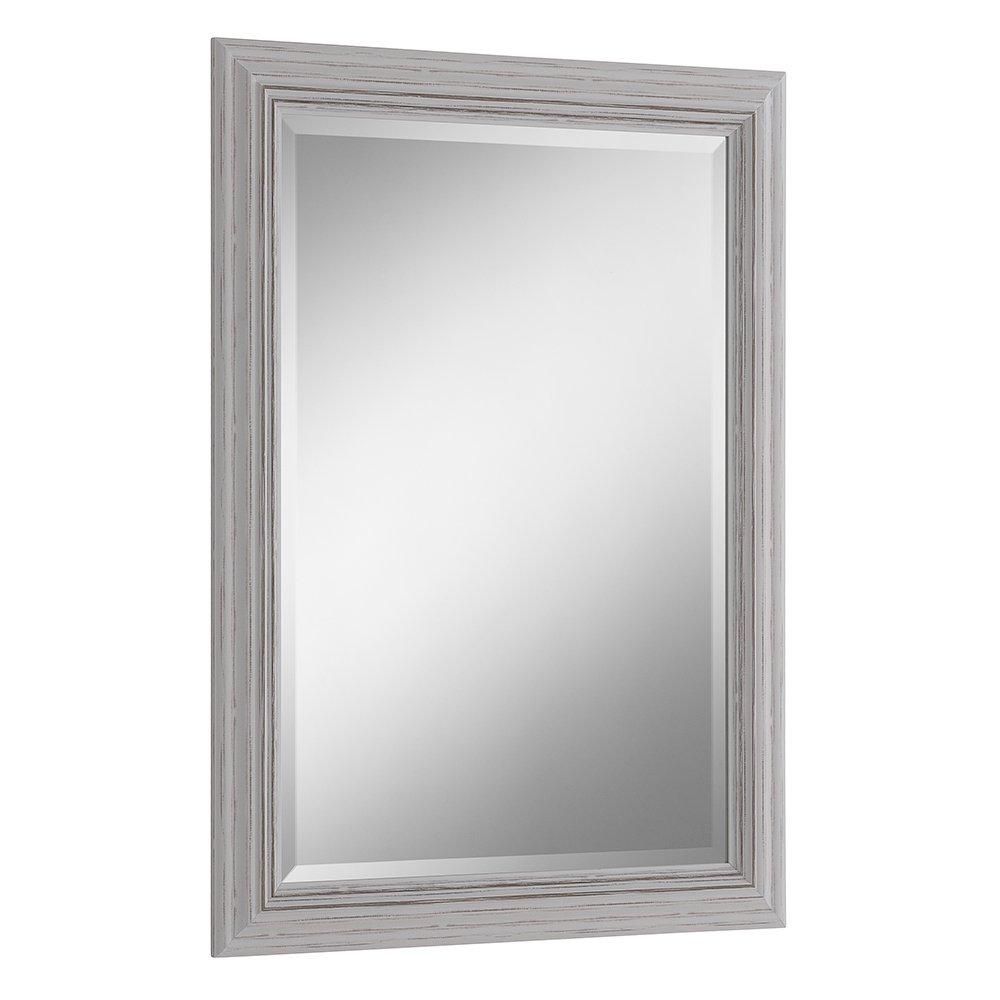 Yearn Mirrors Yearn Distressed White Framed Wall Mirror 128.5x105.5cm 3