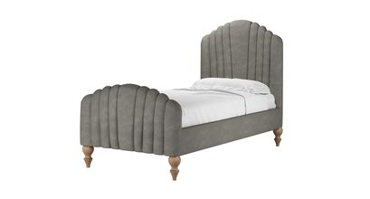 Bella Single Bed in Coin Soft Chenille - sofa.com
