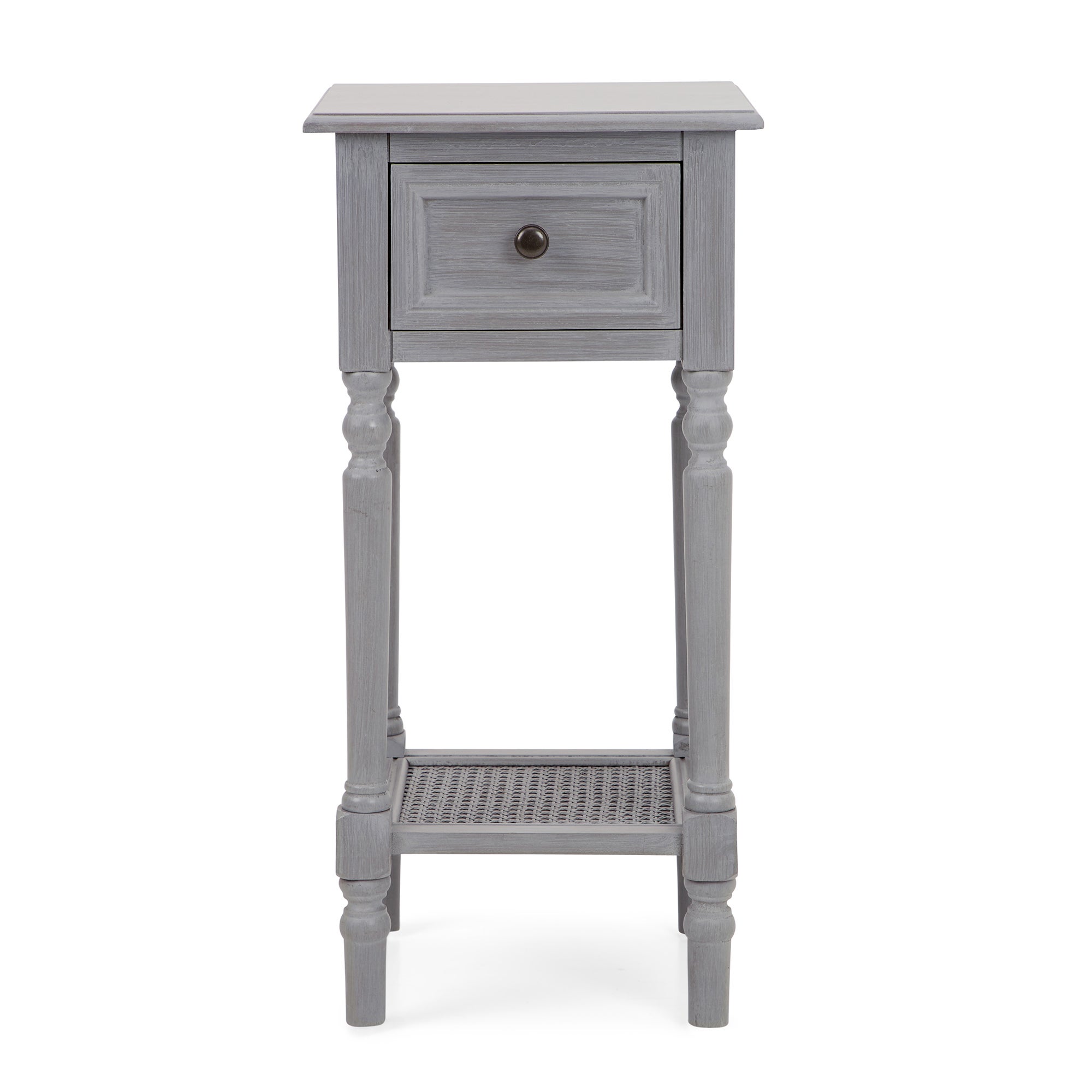 Lucy Cane Grey Telephone Table Grey