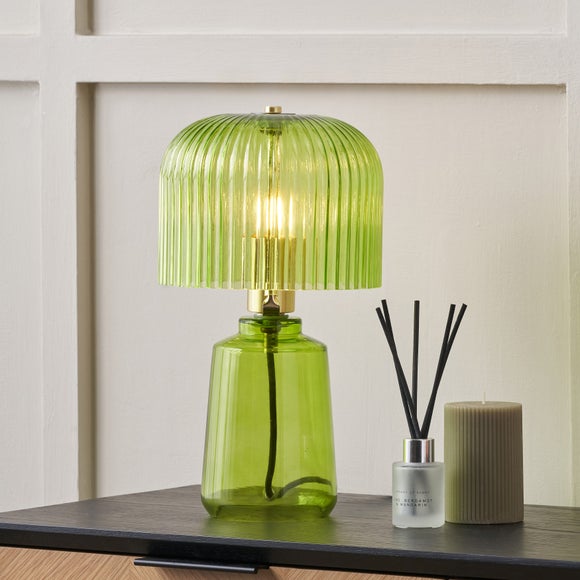 Pacific Lifestyle Zandra Retro Ribbed Table Lamp
