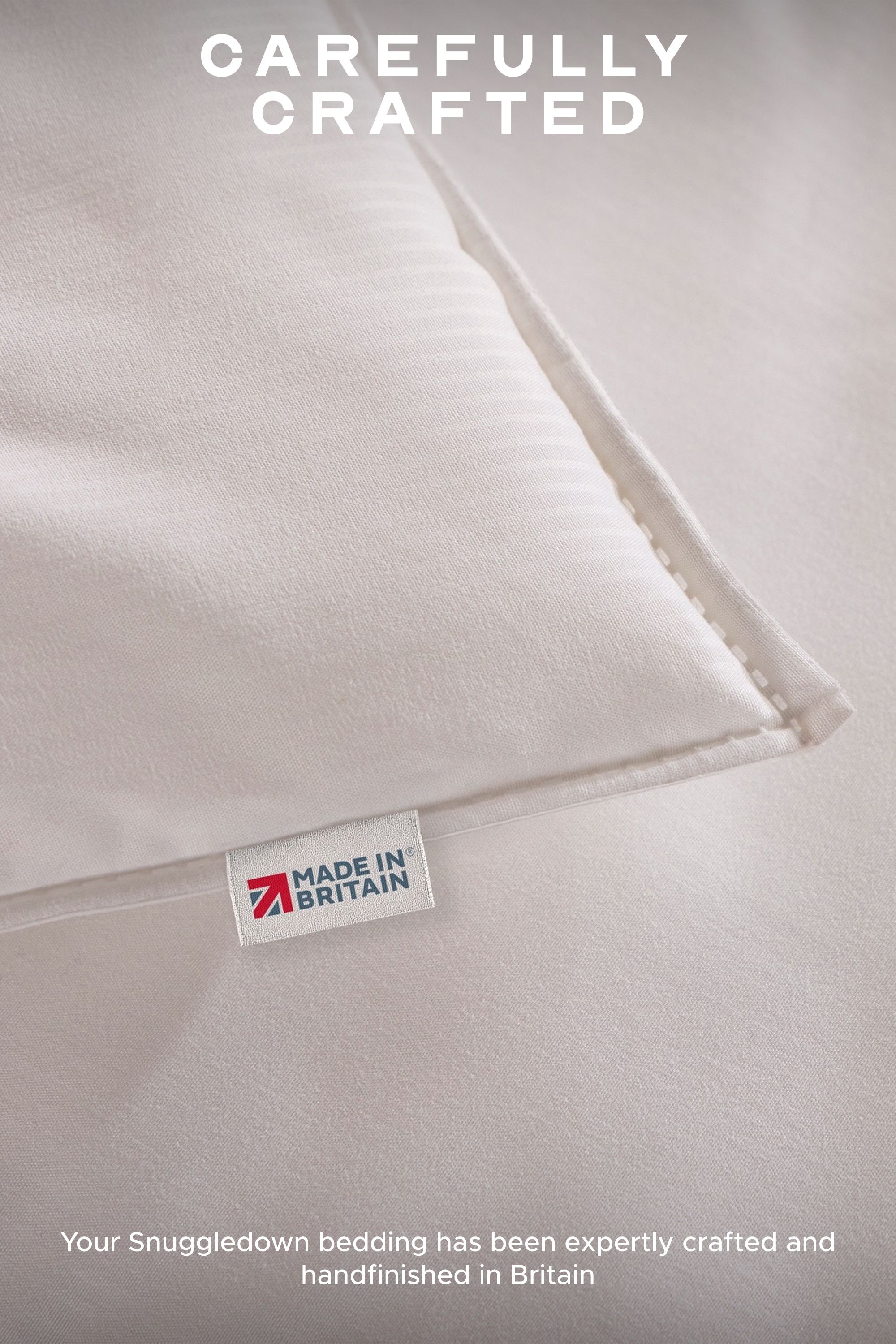 Snuggledown Scandinavian Classic Soft Touch 10.5 Tog All Year Round Duvet in White 5