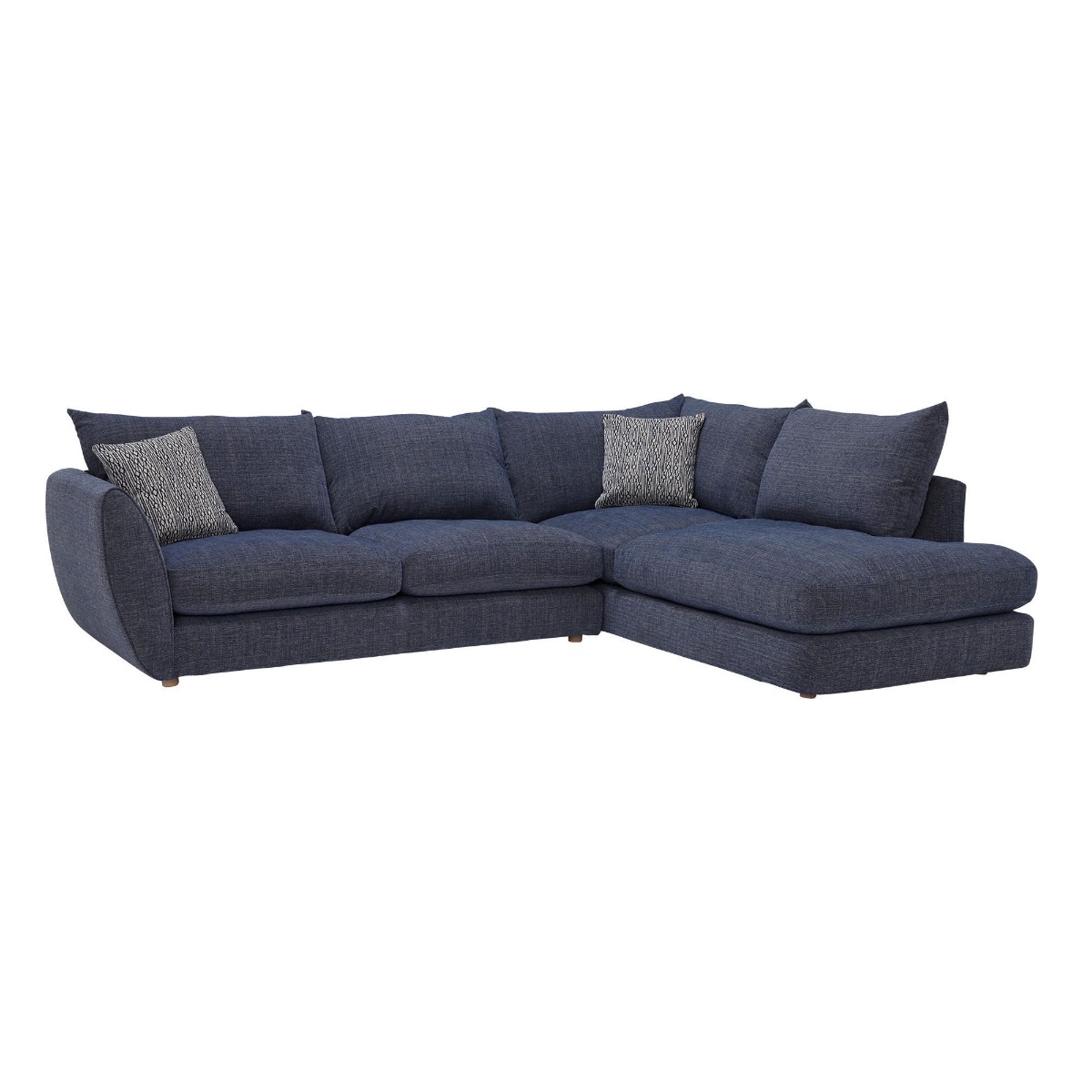 Big Blue Small Left Hand Facing Corner Sofa - Barker & Stonehouse