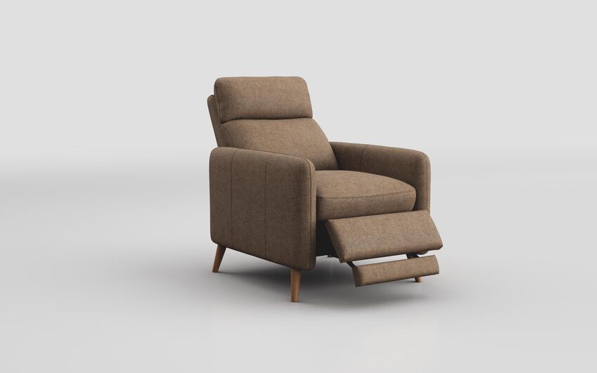 Cream Fabric Bellaria Express Push Back Armchair