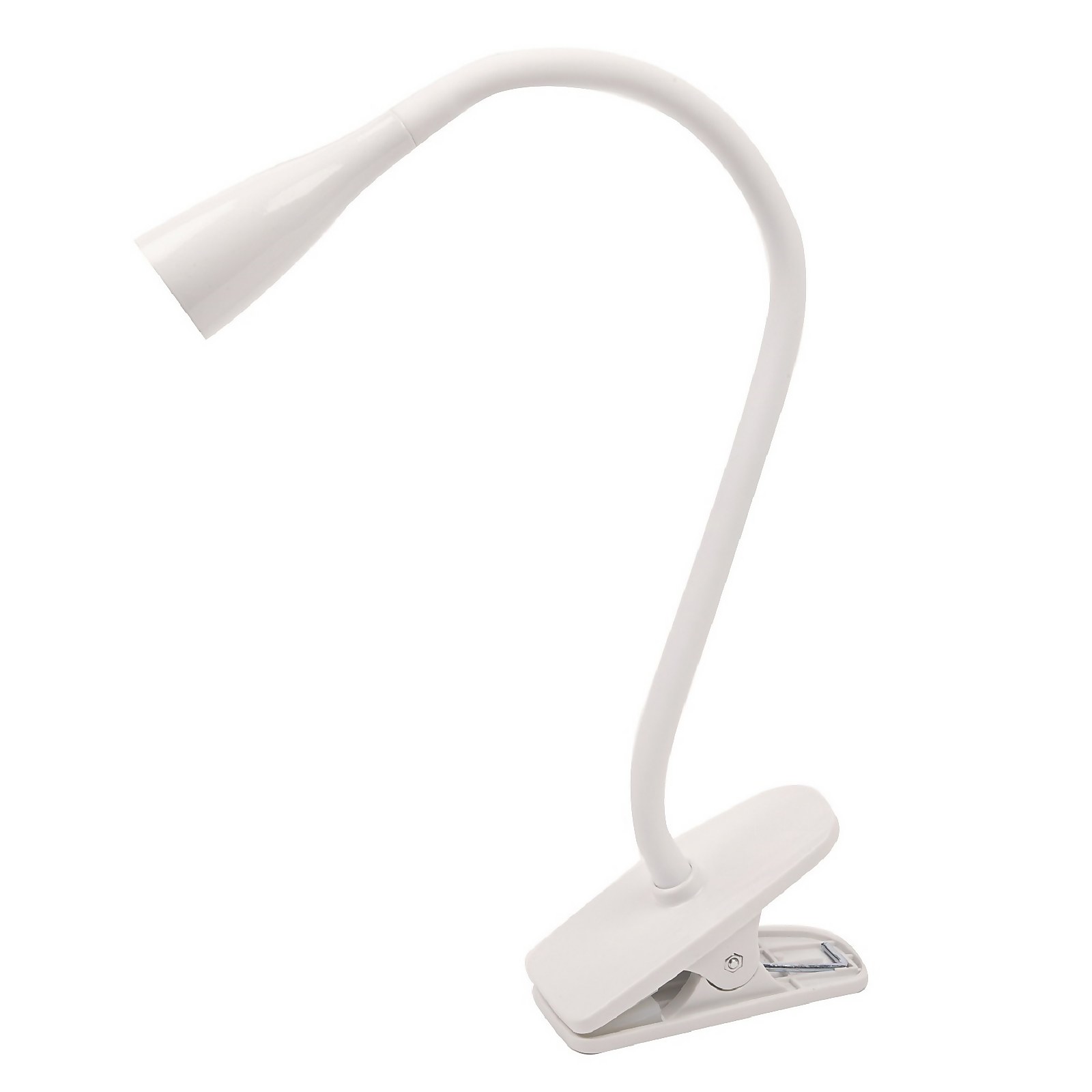 Dale 5W LED Clip Lamp - White