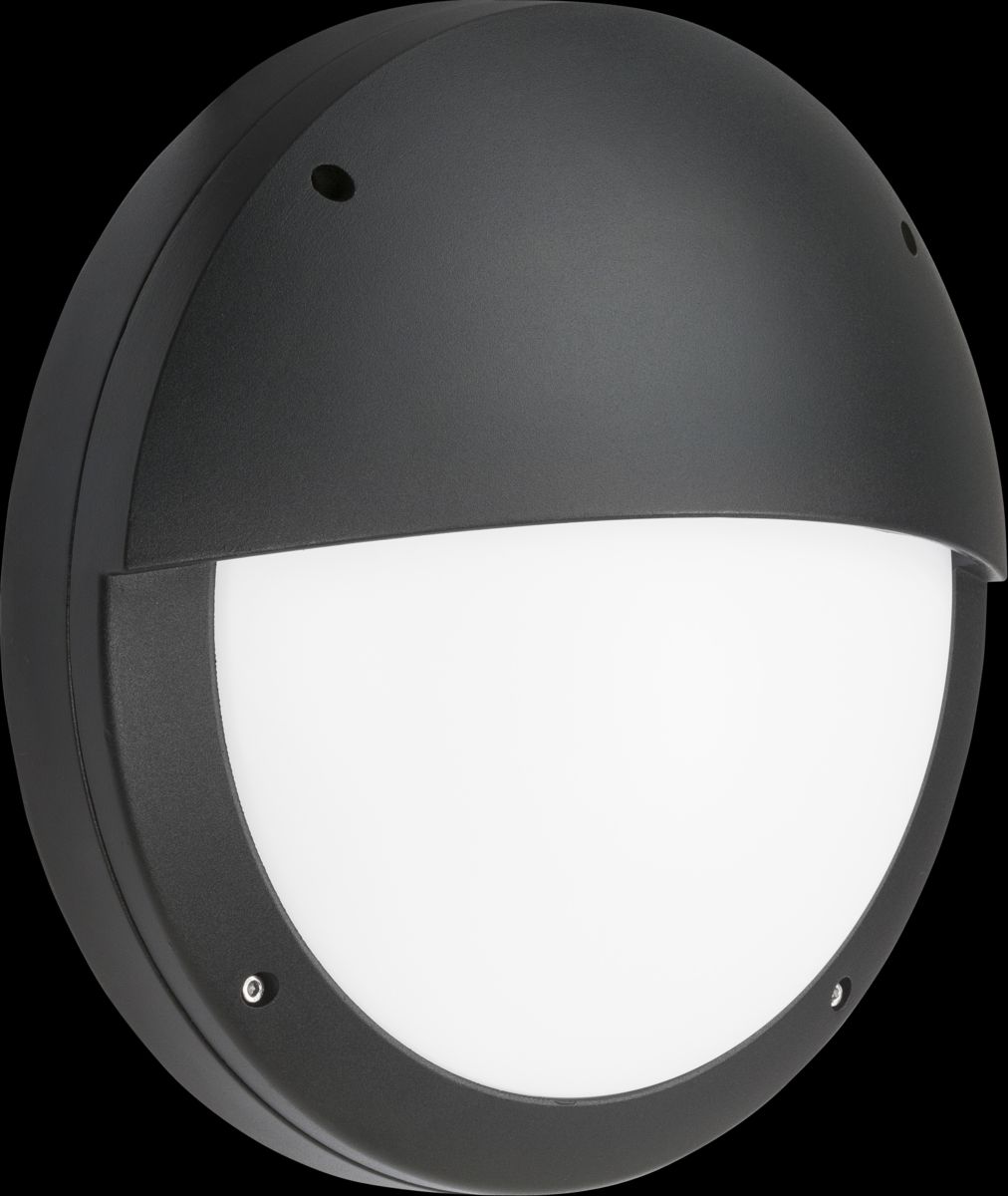 Netlighting LED Eyelid Bulkhead CCT Black 230V IP65 18W