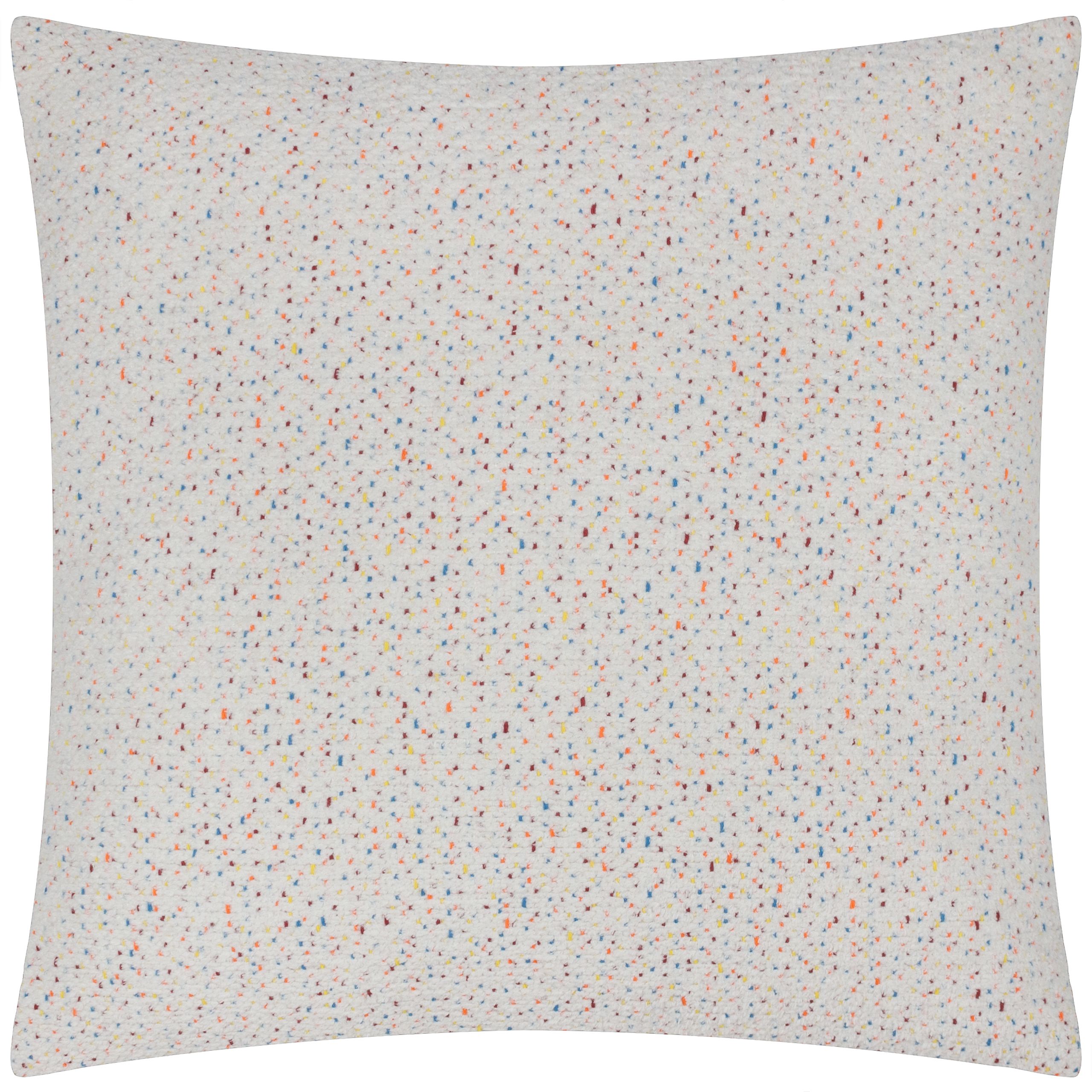 Furn Hali Boucle Textured Polyester Filled Cushion in White