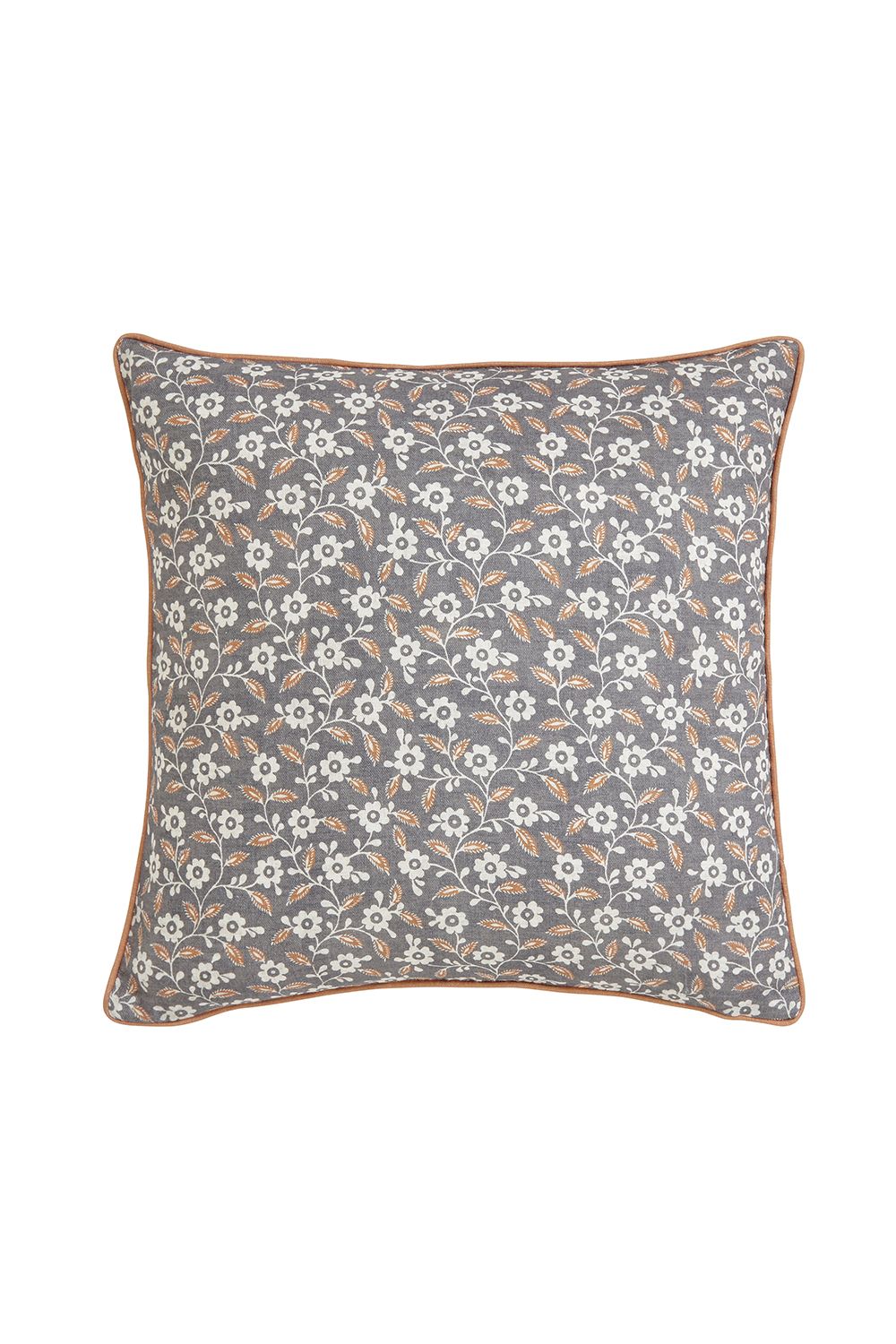 Helena Springfield 'Folk Ditsy' Cotton Cushion in Grey