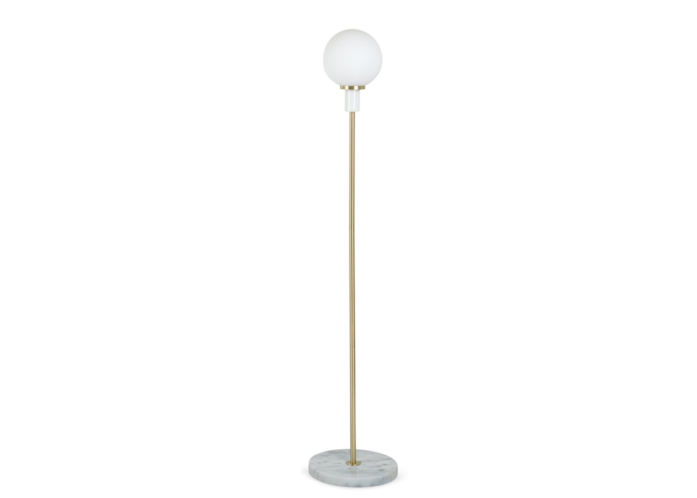 Heal's Globe Floor Lamp White Marble