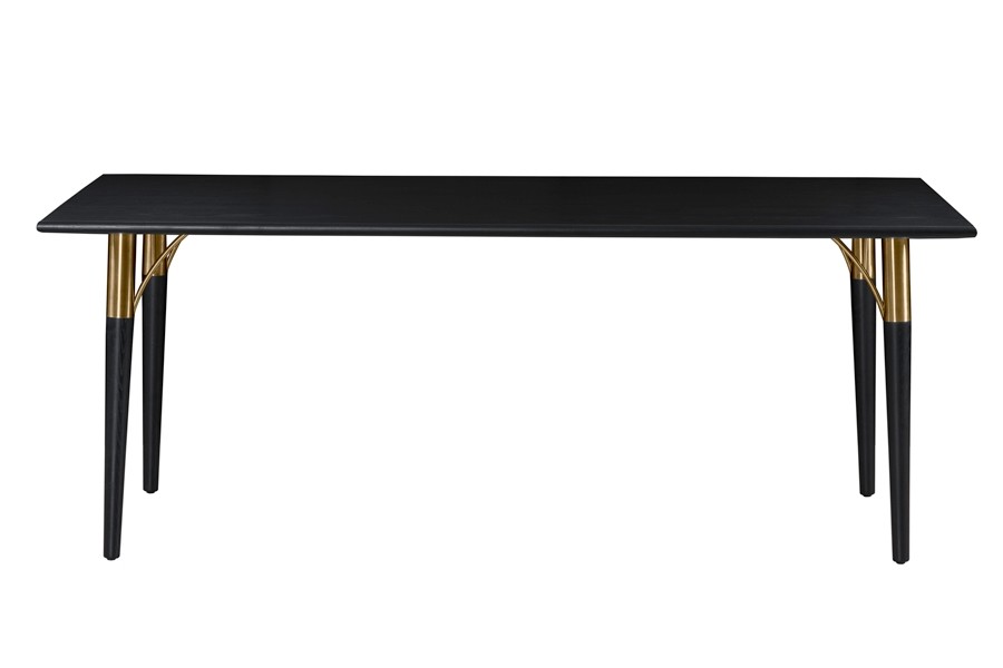 Gazelle Dining Table - Brass Details